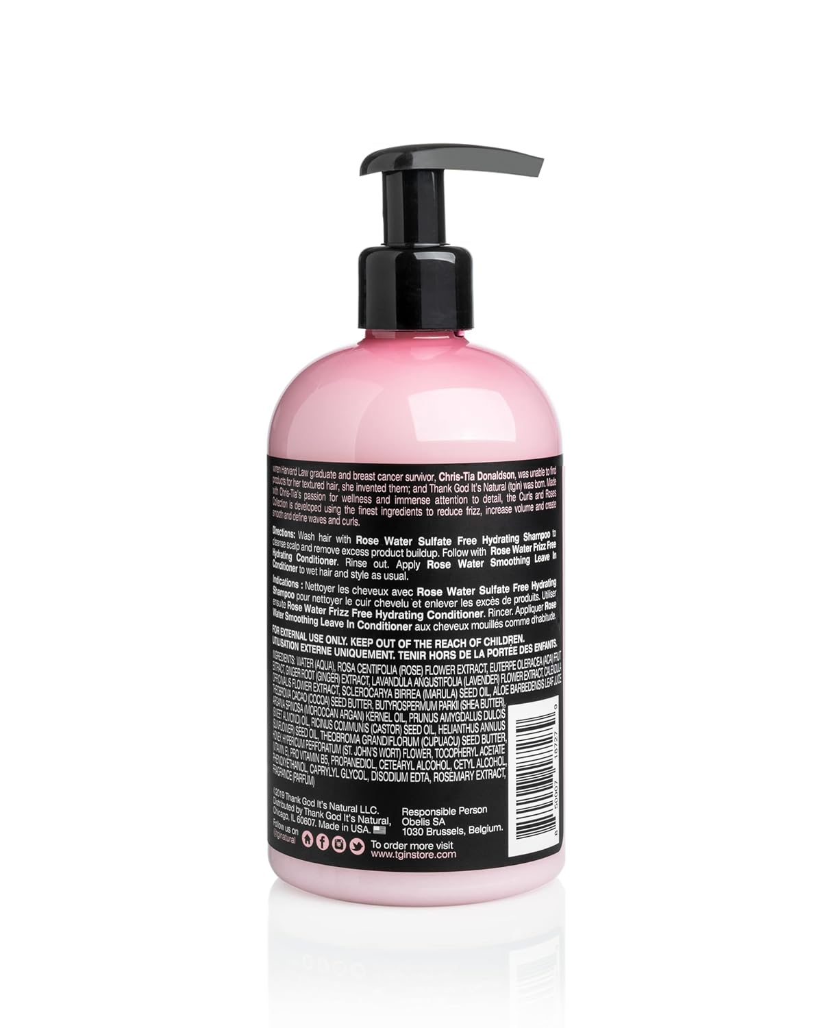 tgin The Styling Package: Rose Water Leave In Conditioner, Defining Gel and Mousse - Gift Set - Curls - Color safe - Wavy - Detangle - Low Porosity Hair - Fine Hair - Styling Products - Image 8