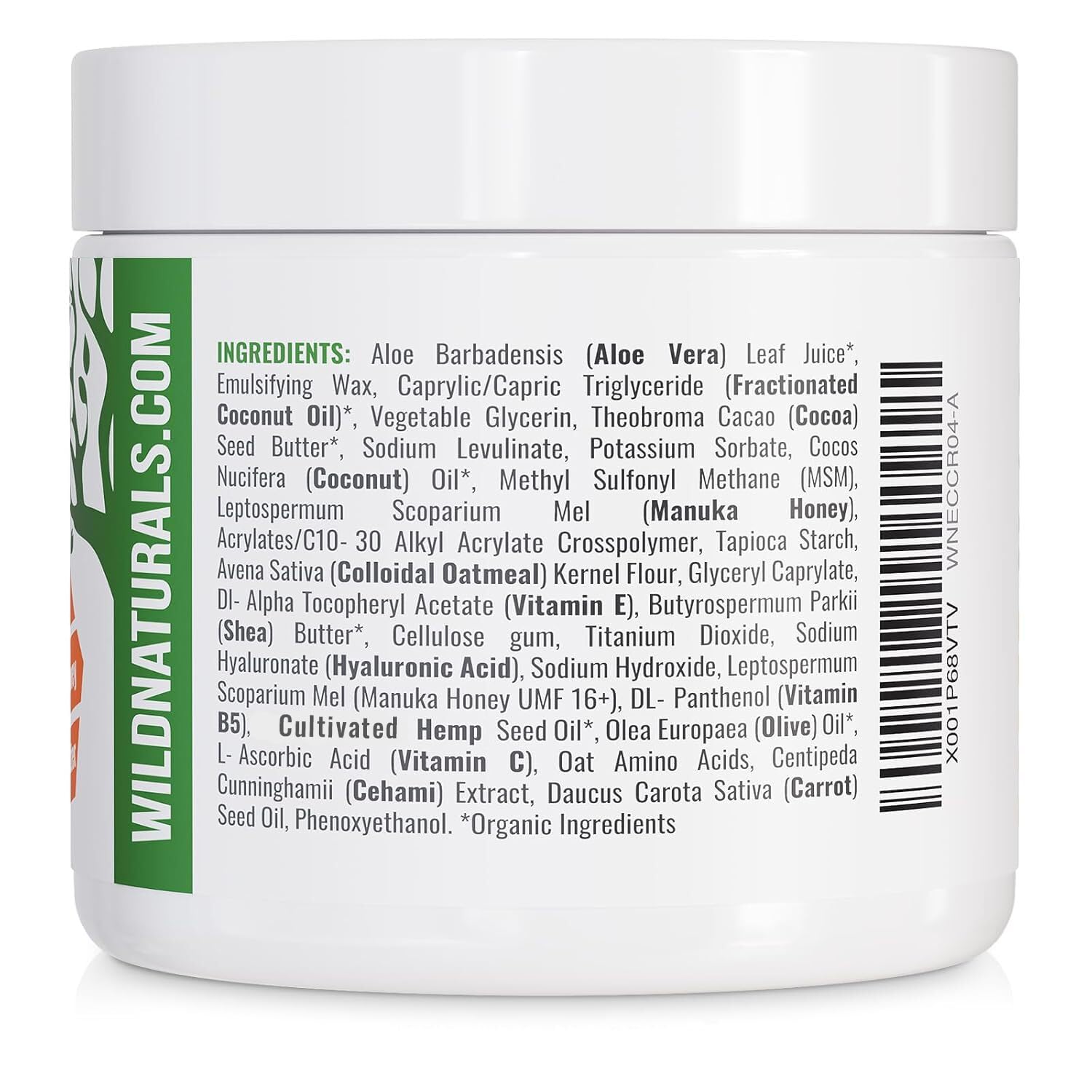 Wild Naturals Eczema & Psoriasis Cream for Dry, Itchy Skin โ Eczema Relief for Adults & Kids โ Moisturizing Psoriasis Cream with Manuka Honey - Image 8