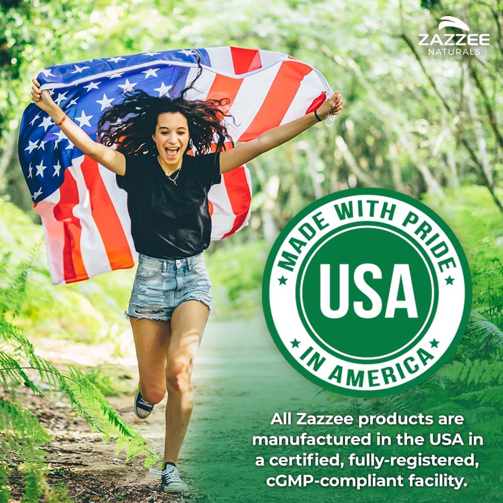 Zazzee Extra Strength Saw Palmetto 20:1 Extract, 6000 mg Strength, 40% Fatty Acids, 120 Vegan Capsules, 4 Month Supply, Concentrated and Standardized 20X Extract, Non-GMO, All-Natural, Made in the USA - Image 4
