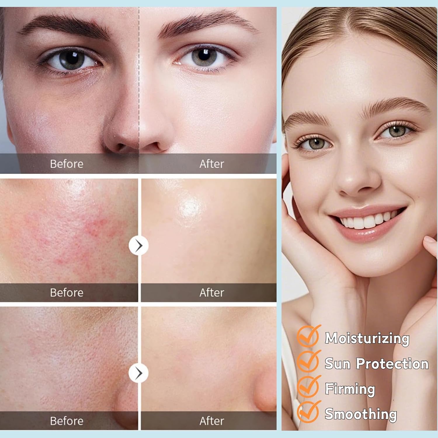 Travel Size SPF 30 Oil-Free Waterproof Sunscreen Face Moisturizer for All Skin Types - Image 4