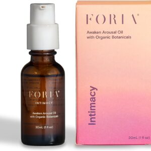 Foria Awaken Arousal Oil | Organic, All-Natural Oil Designed for Women, for Sensitive Skin | 1 Fl Oz