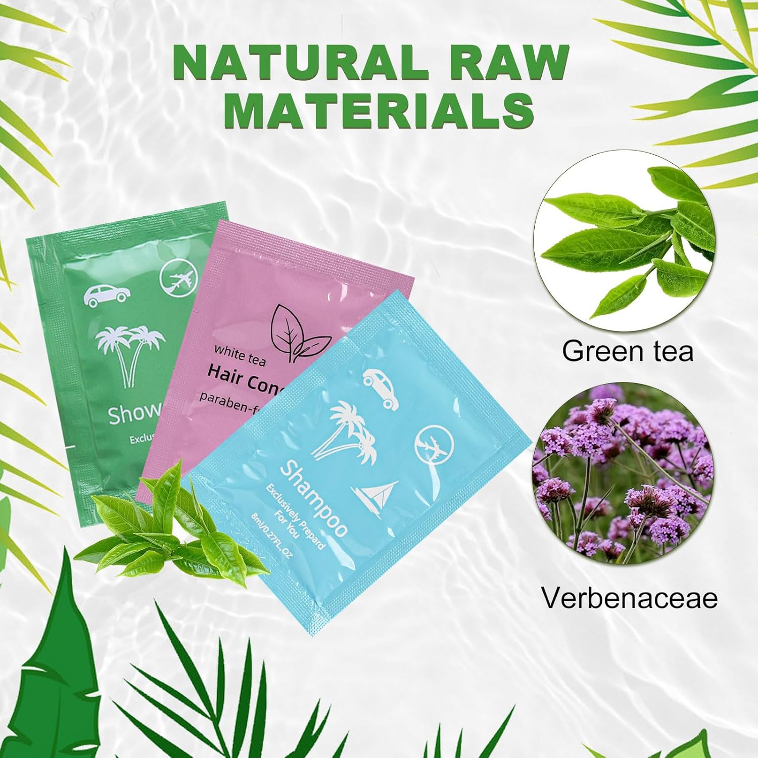 Body Wash Shampoo Conditioner Set Travel 0.28fl Oz,Travel Size Shower Gel Set,Shampoo and Conditioner Travel Bulk,Hotel Supplies Bulk Hygiene Kits for Homeless Guests Hotel (50) - Image 3