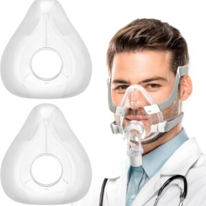 Replacement Cushion for AirFit F20 Mask - 2 Packs Reliable Seal & Perfect Fit for Full Face Masks Cushion, Compatible with Original F20 Frame(Large)