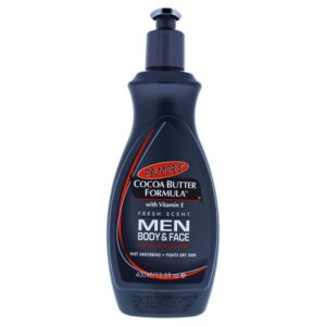 Palmer's Cocoa Butter Formula Men Body and Face Moisturizer Lotion, 13.5 Ounce (Pack of 2)