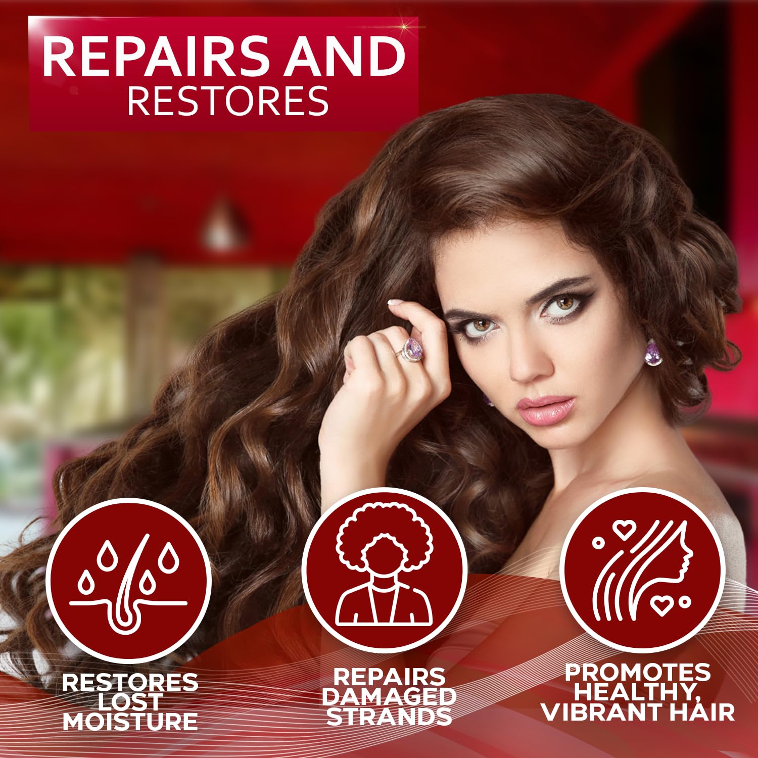 Nourishing Sulfate-Free Leave-in Conditioner for Curly Hair 8 oz for Frizz Control - Image 3