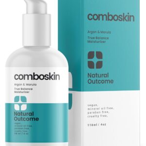 Combination Skin Facial Moisturizer Cream | True Balance Daily Facial Moisturizing Lotion with Argan & Marula Oil | 4 oz