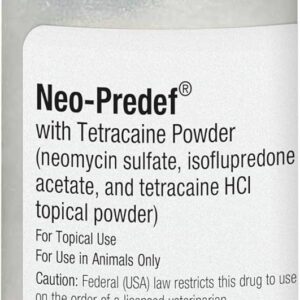 with Tetracaine (neomycin sulfate, isoflupredone Acetate, tetracaine Hydrochloride Topical Powder) for Dogs & Cats, 15 gm