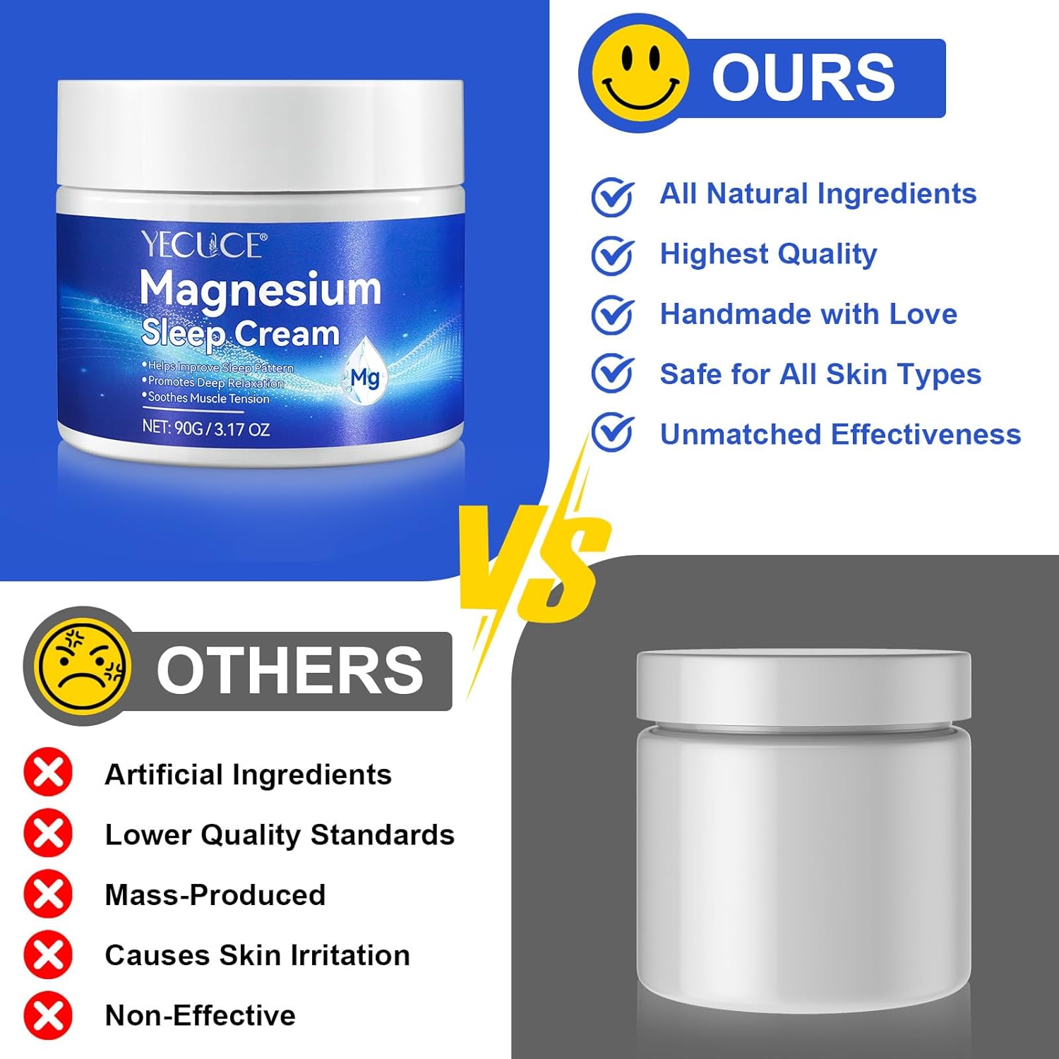Magnesium Cream for Feet, Magnesium Oil for Feet, Magnesium Lotion, Magnesium Cream 3.17 OZ, Topical Magnesium, Soothes Muscle Tension, High Concentration Genuine Zechstein Topical Magnesium Chloride - Image 9