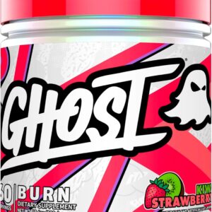 GHOST Burn Weight Management Powder, Kiwi Strawberry (60 Servings) - Metabolism & Energy Support Supplement for Men & Women - Natural Caffeine, L-Carnitine & L-Tyrosine - Soy & Sugar-Free, Vegan
