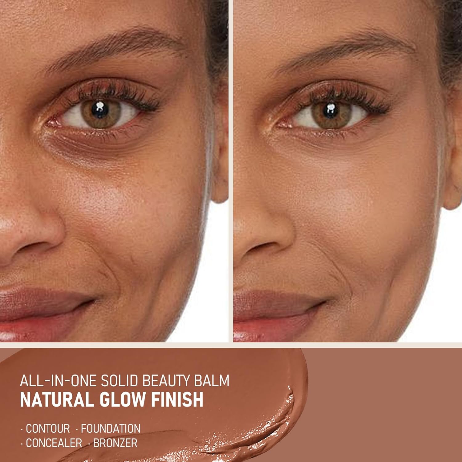 KYDA Tinted Moisturizer Stick, Solid Serum for Boost Skin Tint, Tinted Foundation Stick, Solid Beauty Balm for Contour Concealer, Sheer to Light Cover, Lightweight Blendable, 02 - Image 3