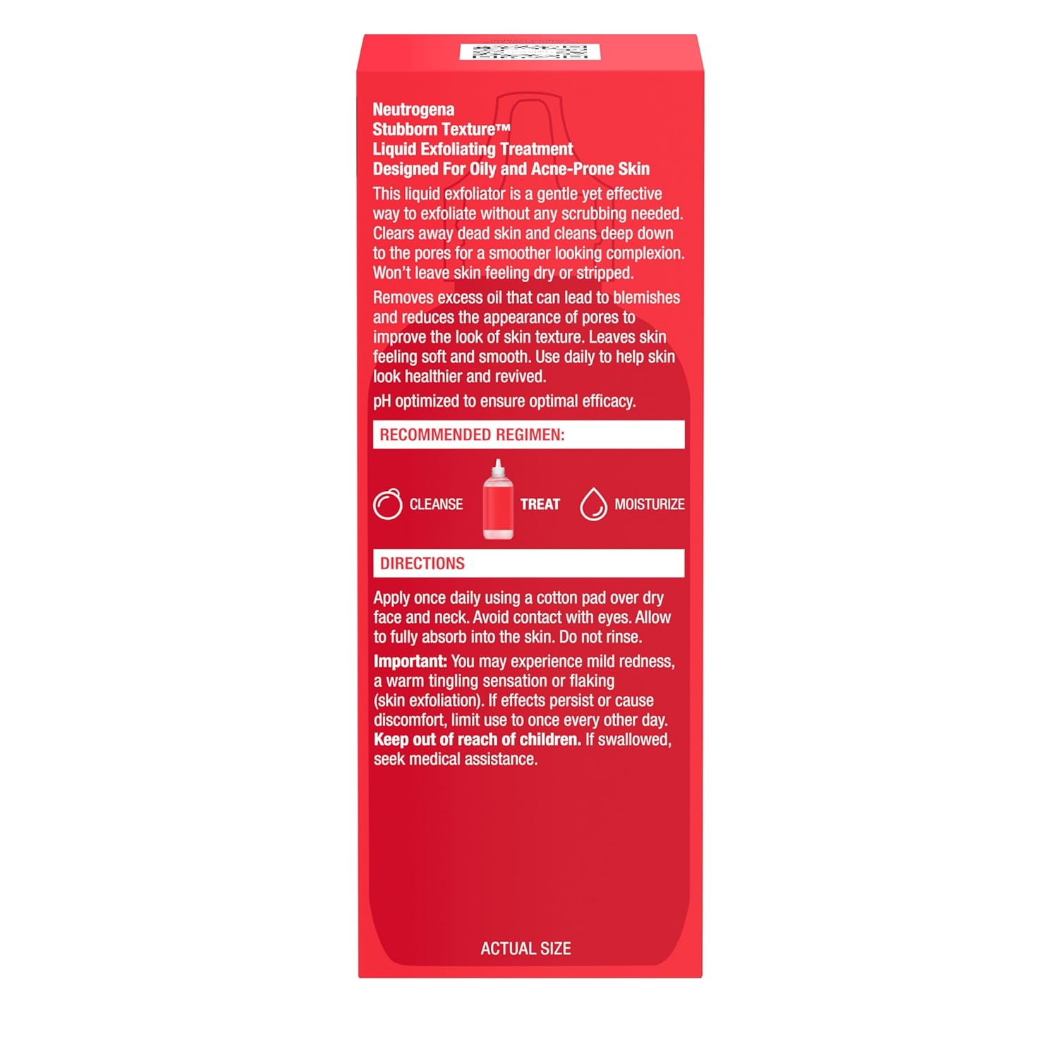 Neutrogena Stubborn Texture Liquid Exfoliant with 7% AHA Blend & Pro-Vitamin B5 designed for Acne-Prone & Oily Skin, Liquid Face Exfoliator, Oil- & Fragrance-Free, 4.3 fl. oz - Image 6