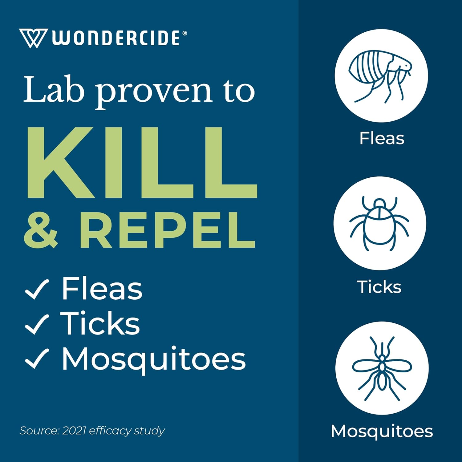 Wondercide Rosemary Scent Flea, Tick, Mosquito Spray for Dogs, Cats, Home 16 oz - Image 2