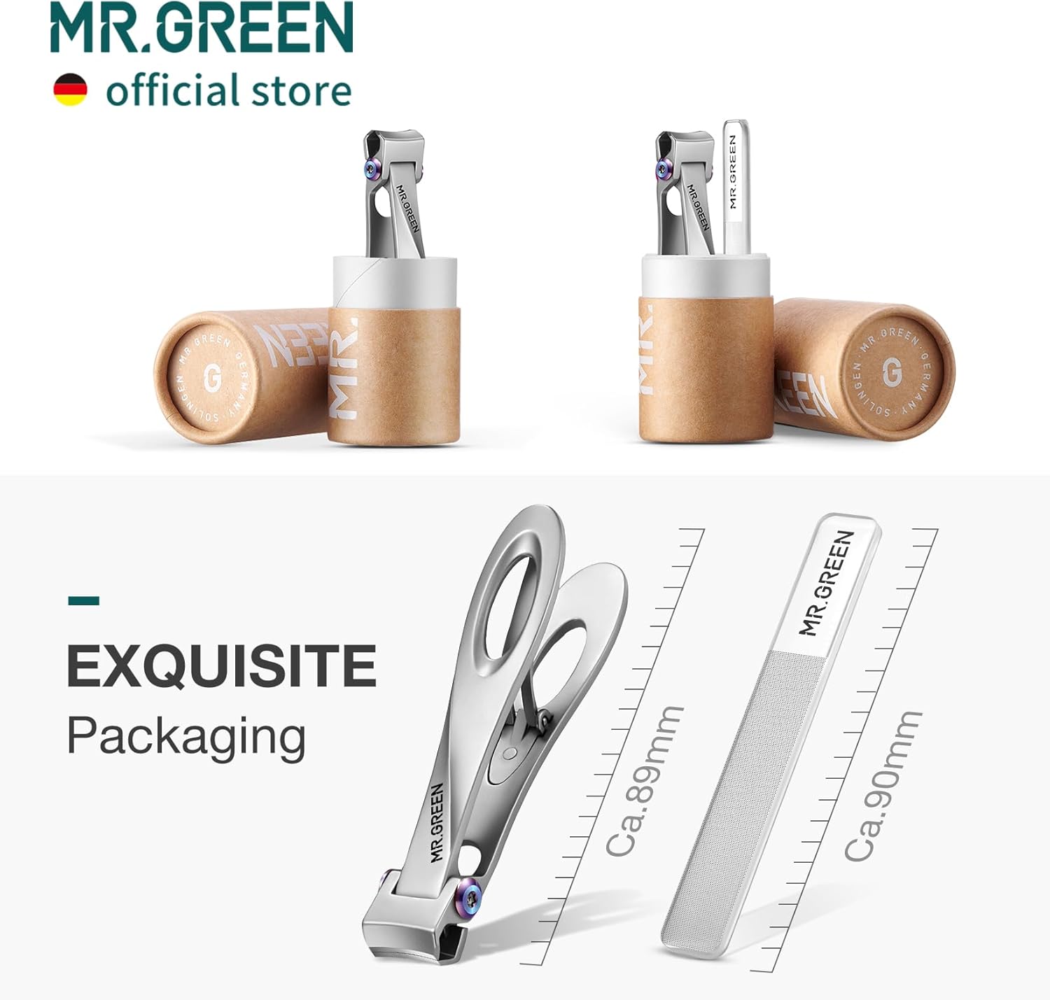 MR.GREEN Nail Clippers Wide Jaw Opening Stainless Steel Fingernail Clipper Thick Hard Toenail Cutter Manicure Scissors Tools (Nail Clipper (Large)) - Image 7