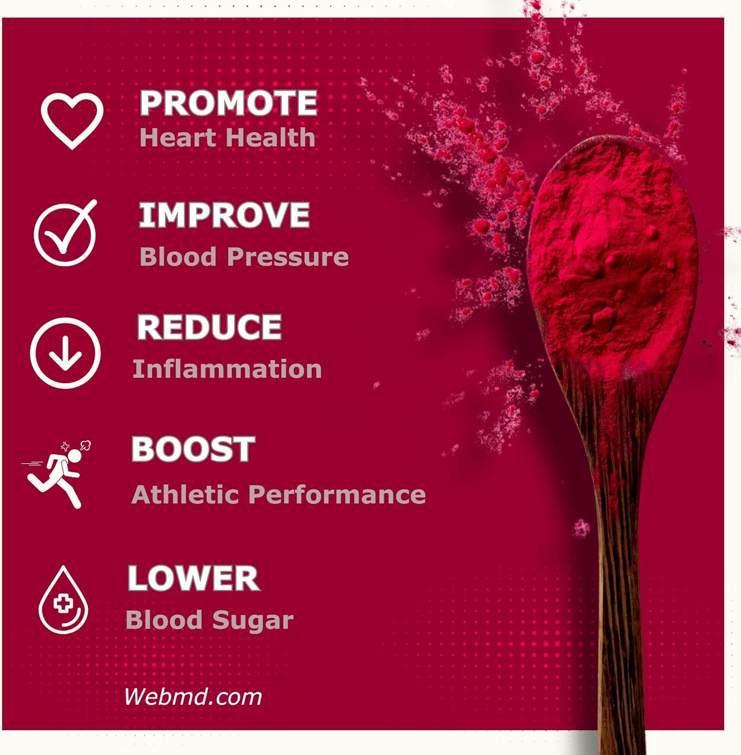 Chérie Sweet Heart Organic Beet Root Powder 1 LB Raw Non-GMO Vegan Gluten-Free - Image 6