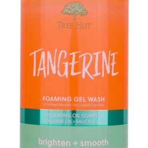Tree Hut Tangerine Foaming Gel Wash | Cleanse & Soothe Skin without Stripping Moisture | Made with our Hydrating Oil Complex | 18 fl oz.