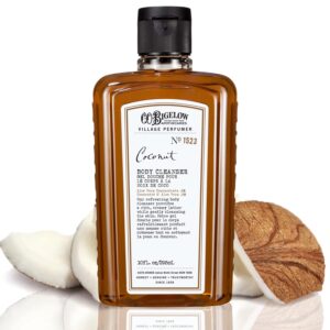 C.O. Bigelow Coconut Body Cleanser, Village Perfumer Moisturizing Gentle Body Wash for Men & Women with Aloe Vera, Sodium PCA, and Glycerin, 10 fl oz