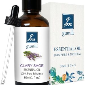 Clary Sage Oil Essential Oil for Diffuser Skin Hair Massage - 1 Oz