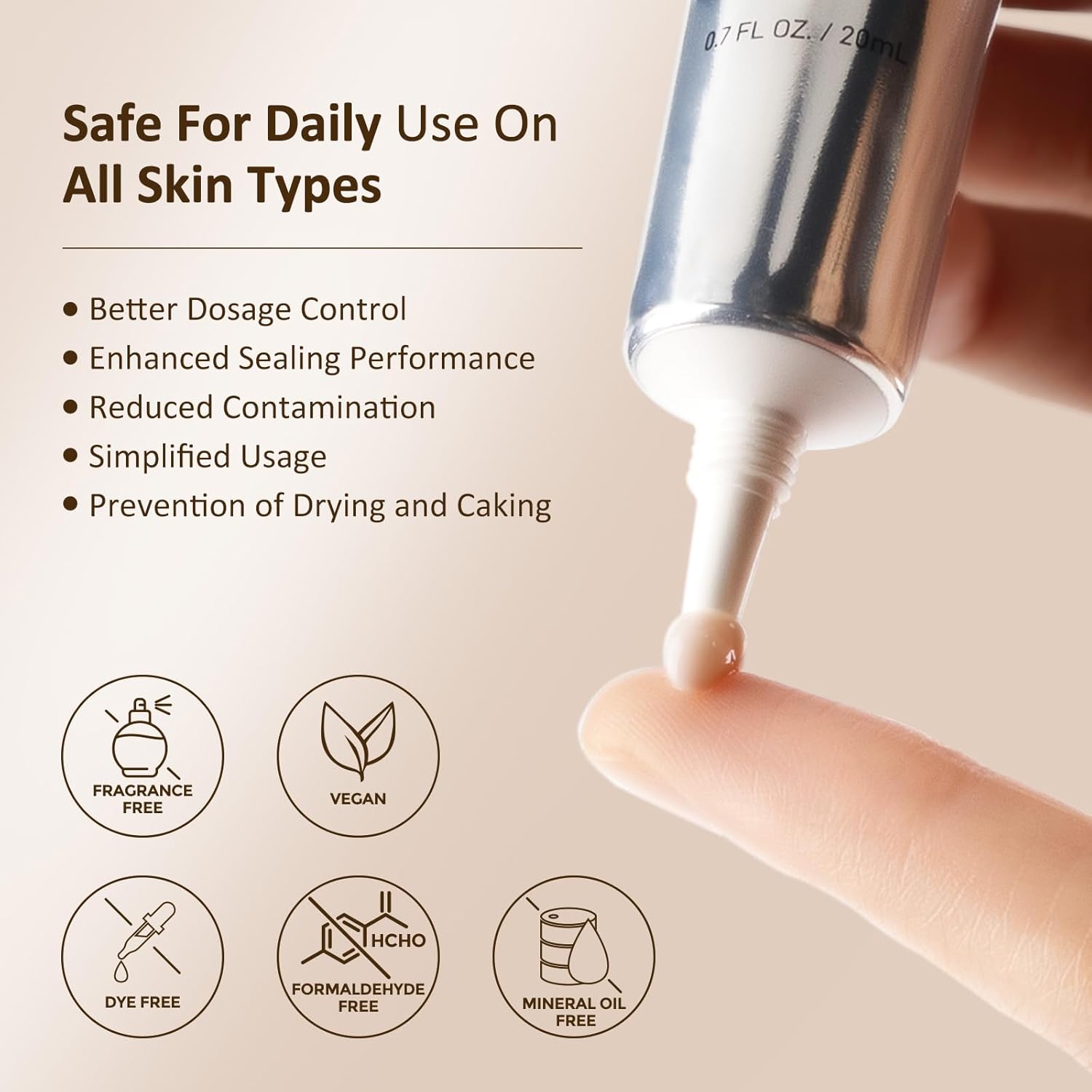 30ml Caffeine Eye Serum for Dark Circles and Puffiness with Niacinamide and Hyaluronic Acid - Image 3