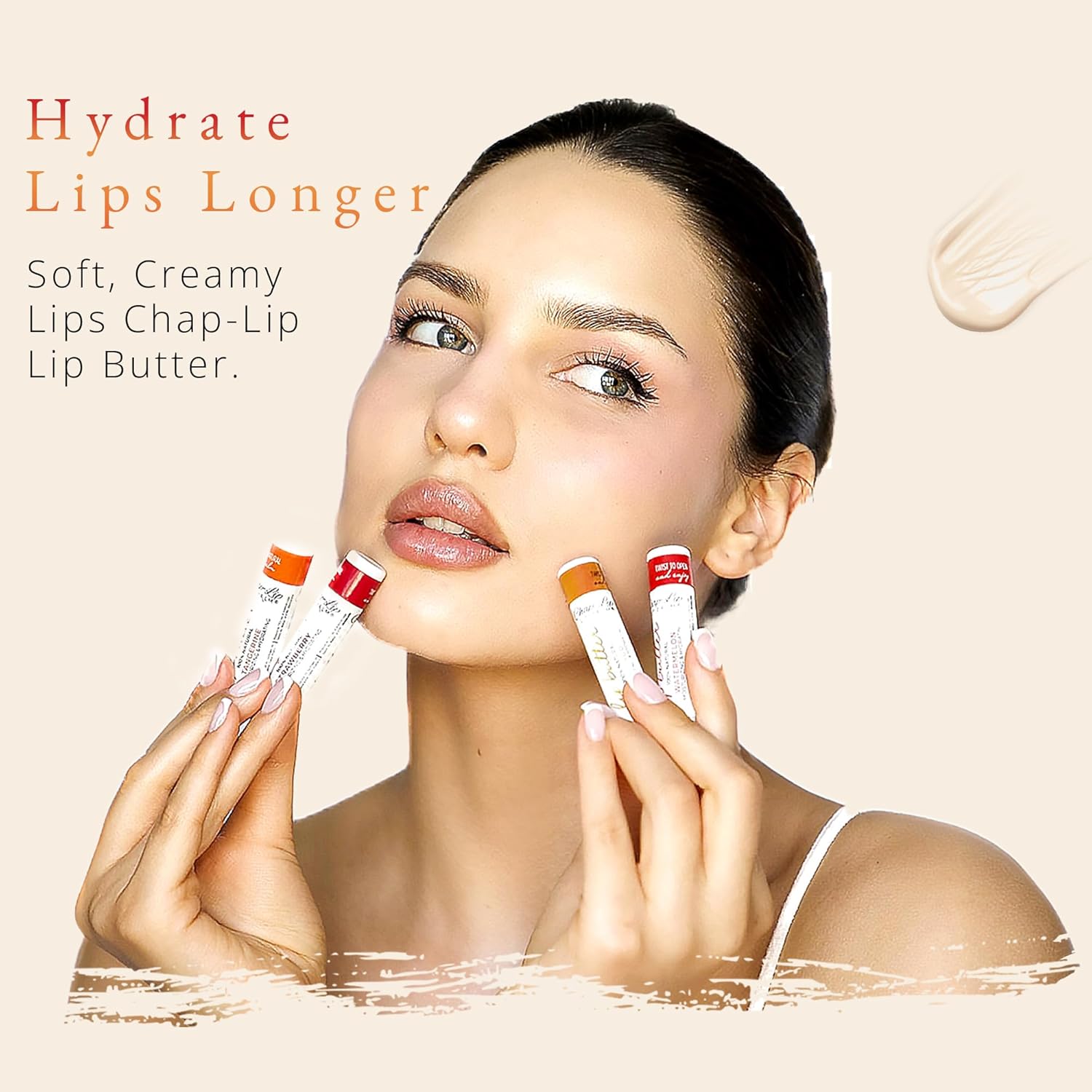 CHAP-LIP Original Lip Balm 24 Pack Bulk Fruit Flavors with Coconut Oil Cocoa Butter - Image 4