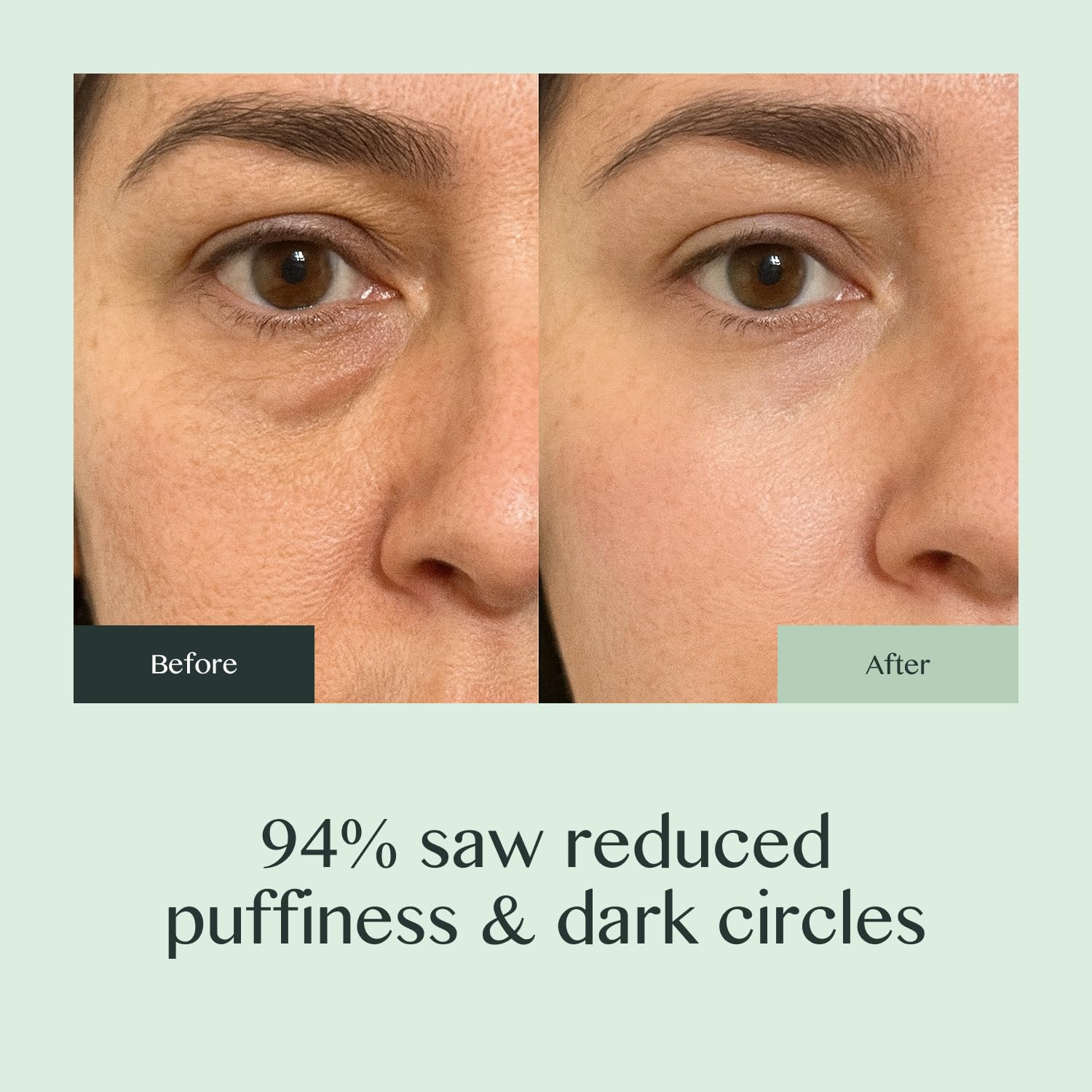 Caffeine Eye Cream for Dark Circles and Puffiness – Moonstone Under Eye Cream with Cooling Tip, Retinol, Hyaluronic Acid & Peptides – for Wrinkles, Bags, Fine Lines – Fragrance-Free - Image 4