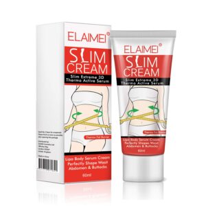 Slim Cream, Slimming Fat Burning Cellulite for Belly, Waist, & Buttocks, 7 Days Flash Cream for Women Men