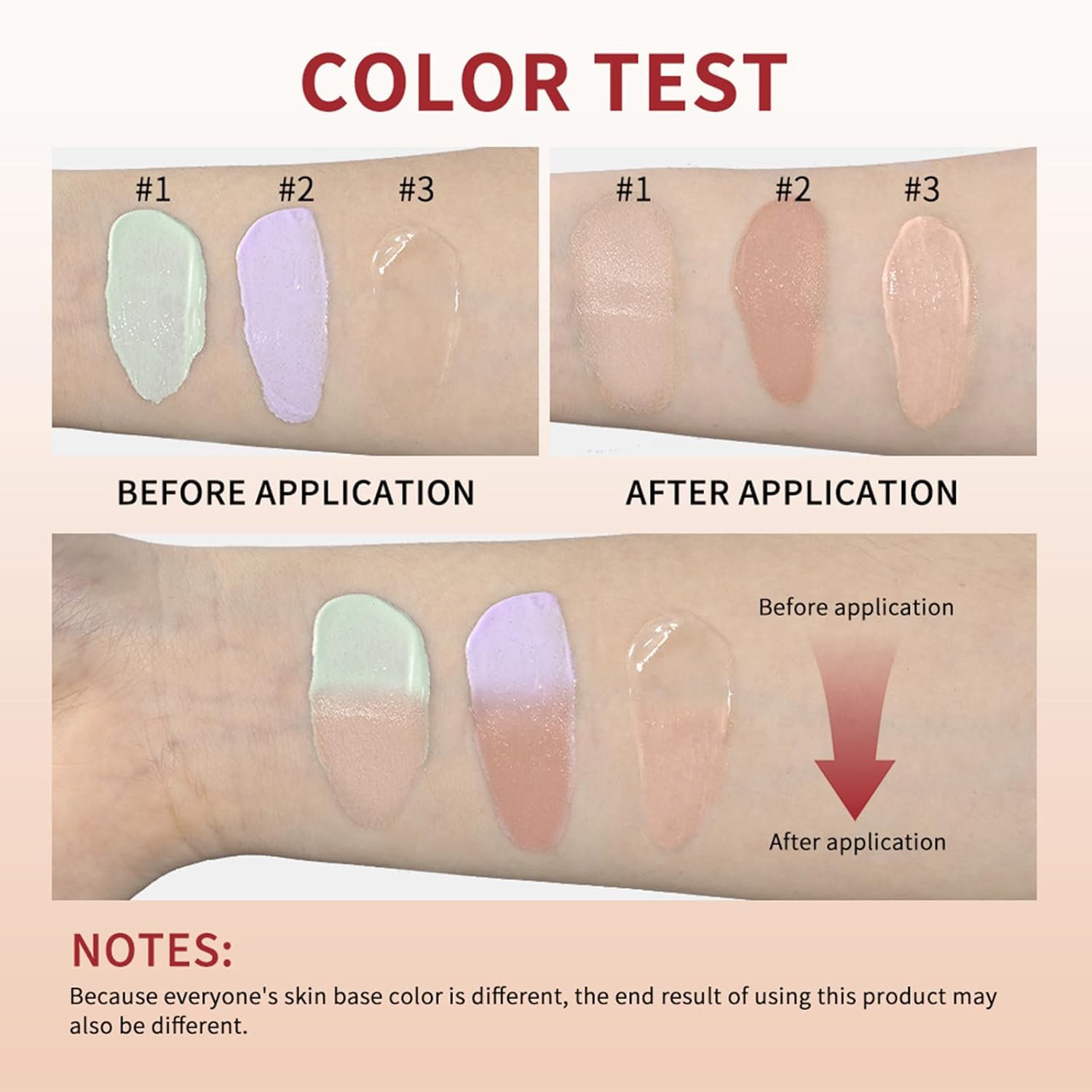 CC Cream Red Corrector with Centella for Blemishes, Acne Marks, 1 Pack - Image 7