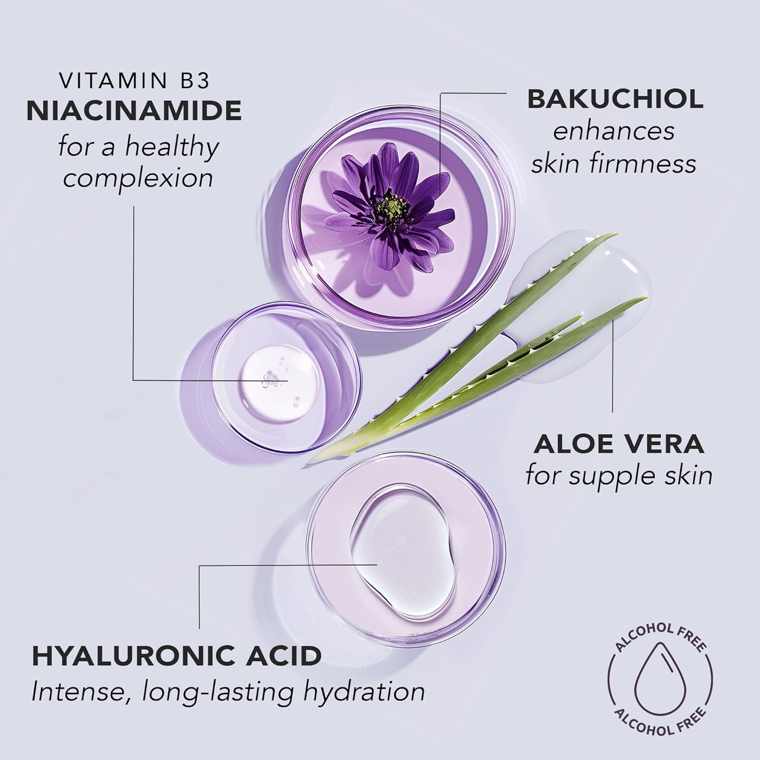 Bakuchiol Natural Organic Face Toner for Oily Acne Aging Skin Women Smoothes Lines Wrinkles 8oz - Image 4