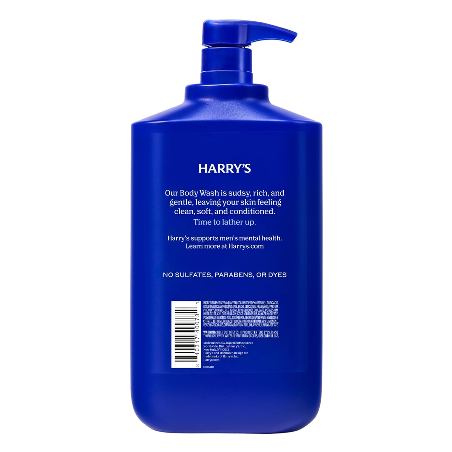 Harry's Men's Body Wash with Pump- Stone - (2 Pack) 30 fl oz - Shower Gel for Men - No Parabens, Sulfates, or Dyes - Image 9