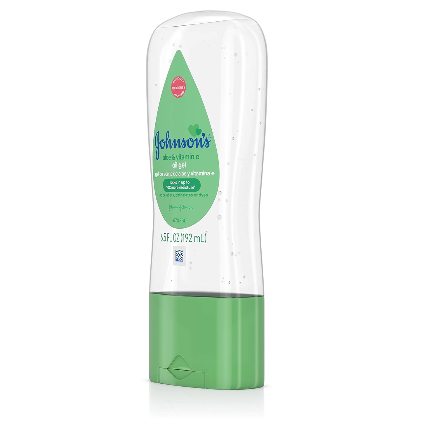 Johnson's Baby Oil Gel with Aloe Vera & Vitamin E, Hypoallergenic Baby Skin Care, 6.5 fl. oz - Image 10