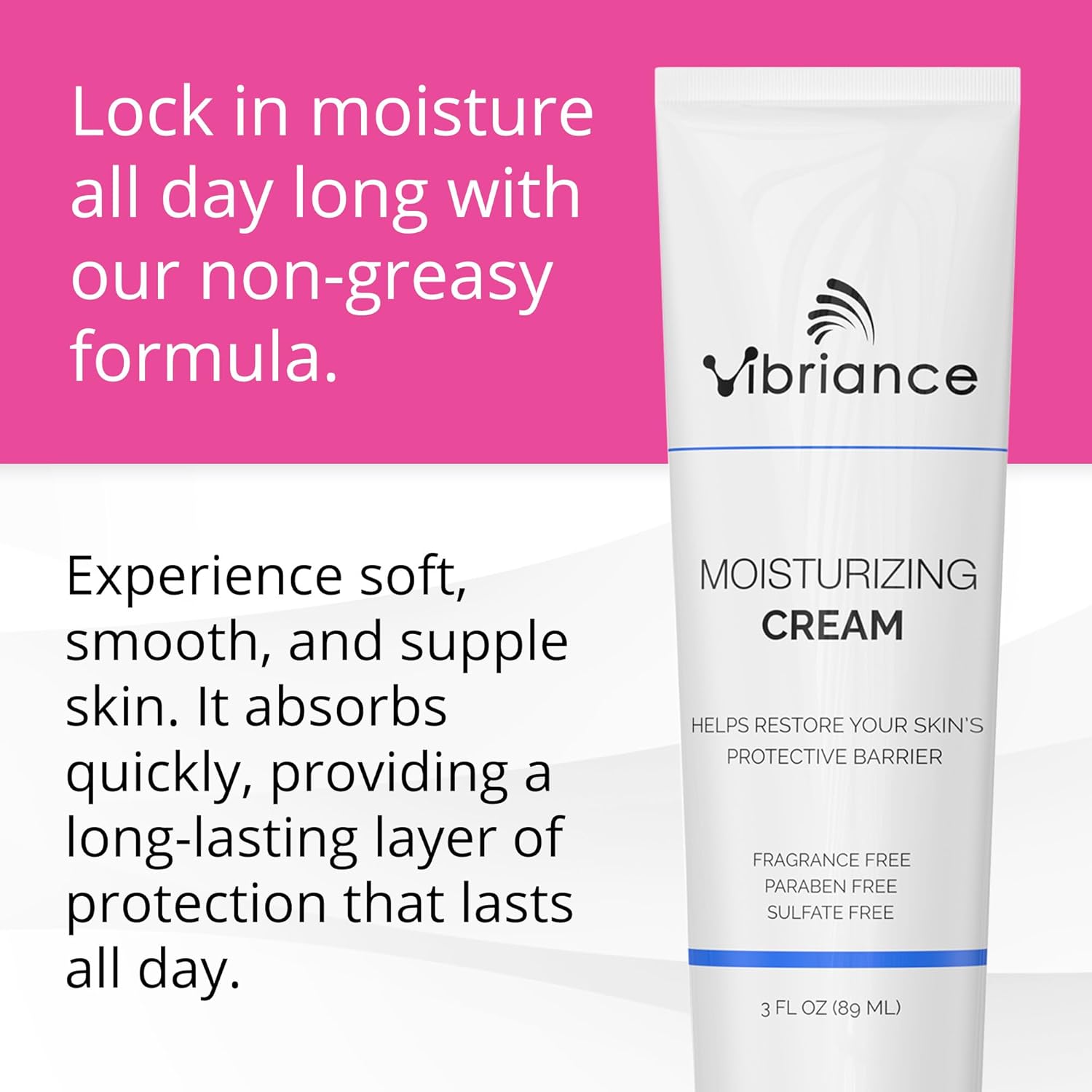 Vibriance 3 Fl Oz Nourishing Plant-Based Face Cream for All Skin Types - Image 2