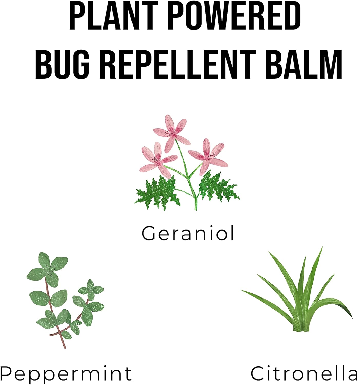 Quitch Geraniol Bug Balm, Bug Spray Alternative Travel Size Repellent, DEET Free Mosquito Shield for Kids, Natural Travel Size Mosquito Repellent Wipes Alternative Balm for Babies, Made in The USA - Image 5