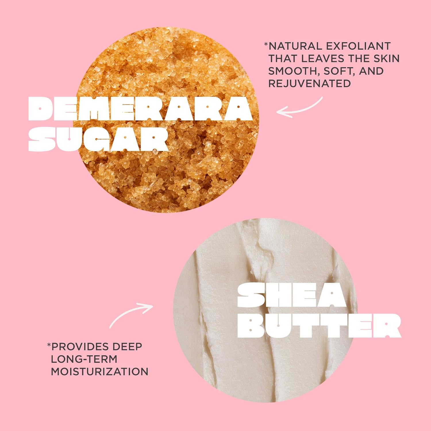 Cake Beauty Desserted Island Vegan Body Sugar Scrub 12 oz - Shea Butter, Coconut Oil for Exfoliation & Moisturization - Image 6