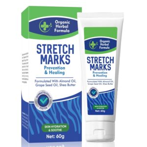 Stretch Mark Cream for Pregnancy, Helps Prevent and Treat Stretch Marks, Advanced Stretch Marks Removal, Smoothing Postpartum Skin