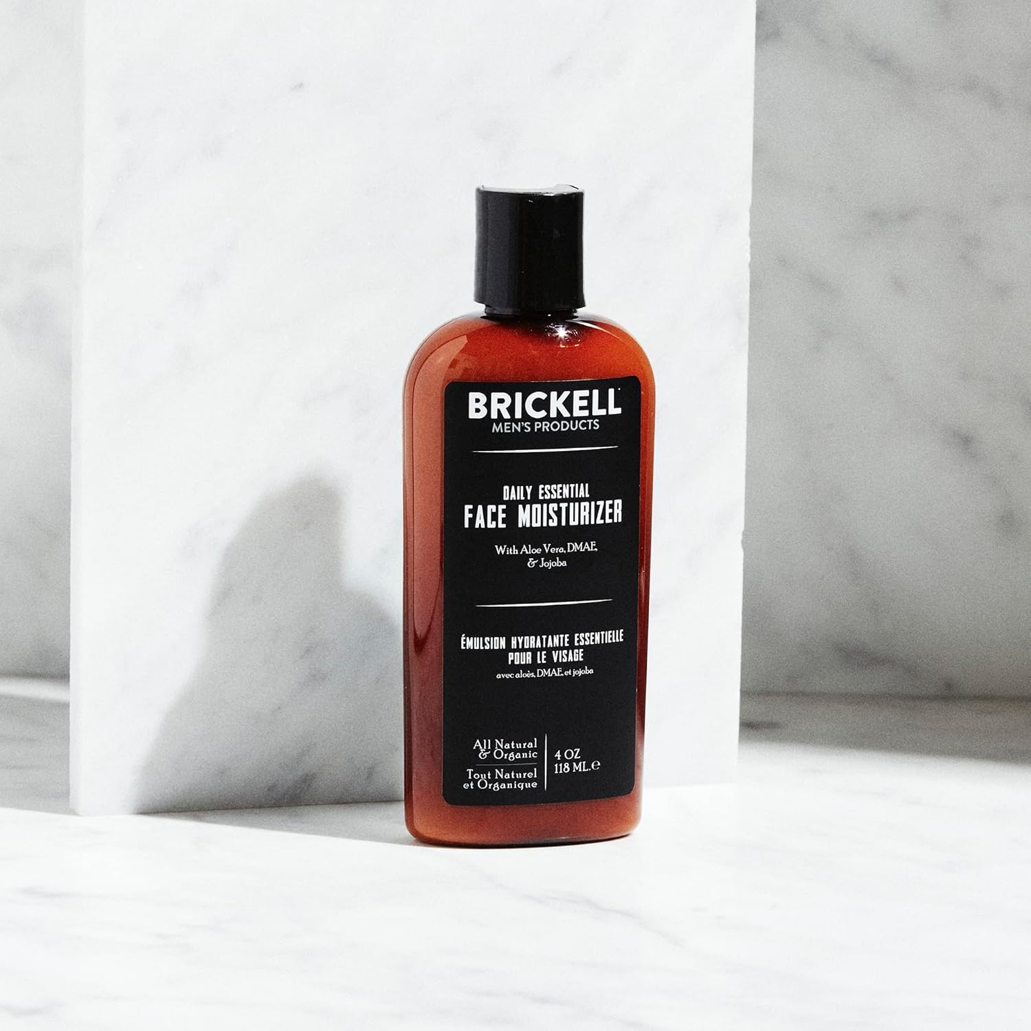 Brickell Men's Unscented Daily Face Moisturizer 4 Ounce Natural Organic Hyaluronic Acid Lotion - Image 7