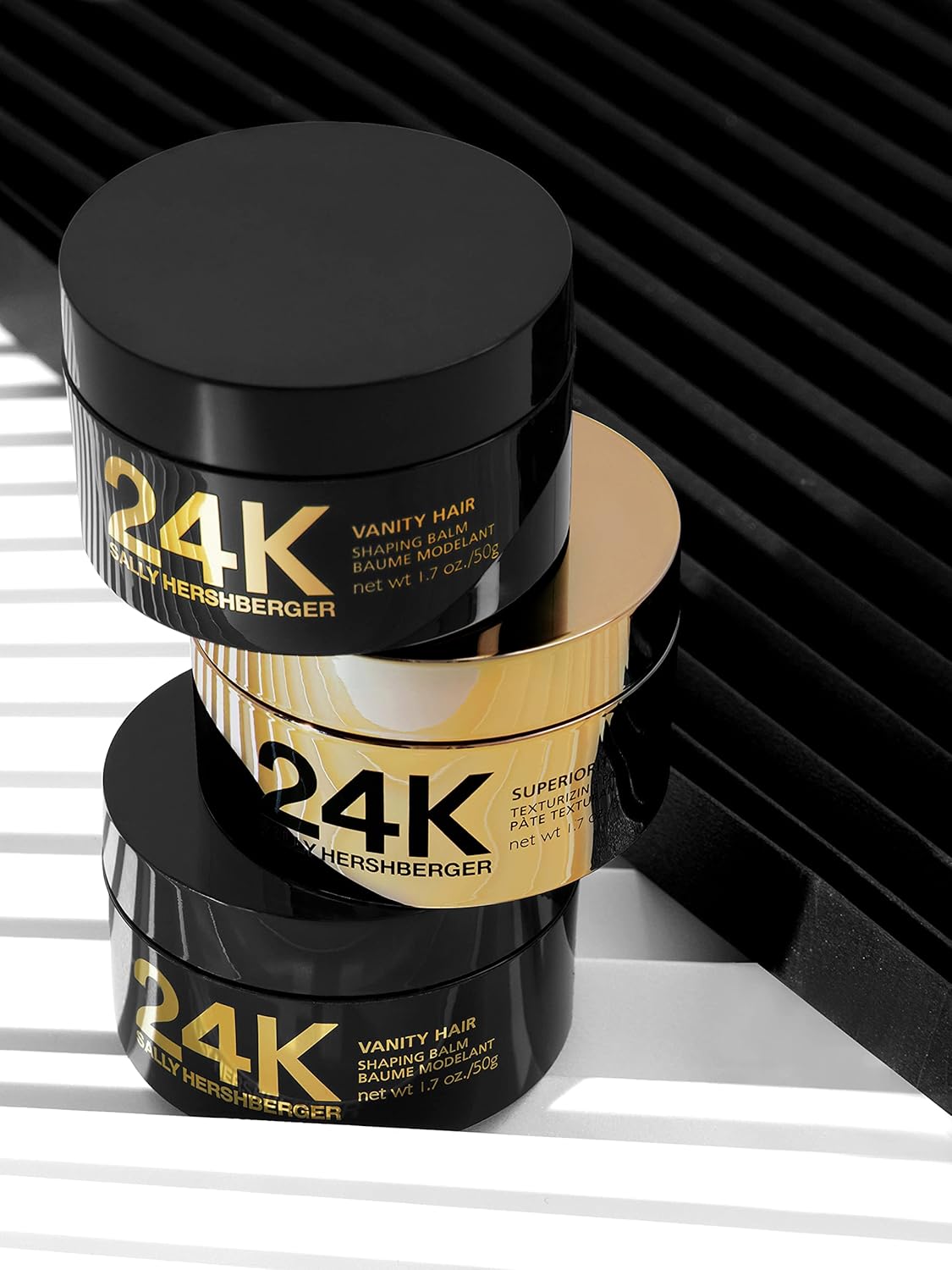 Sally Hershberger 24K Hair Shaping Balm 1.7oz Flexible Hold Pomade for All Hair Types - Image 8