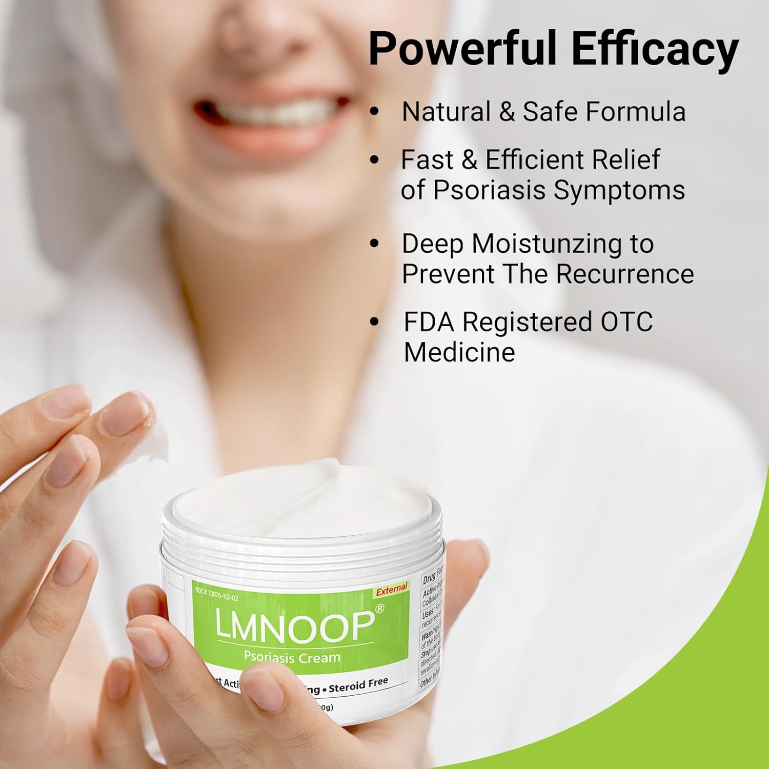 Maximum Strength Psoriasis Cream 3.53 oz Moisturizing Treatment for Itch Redness Flaking - Image 5