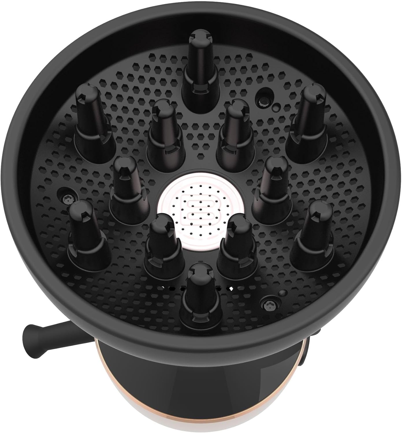 Bellissima Italia Lightweight Ceramic Hair Diffuser Dryer with Argan Oil, Curly Hair, 5000 Watts - Image 8