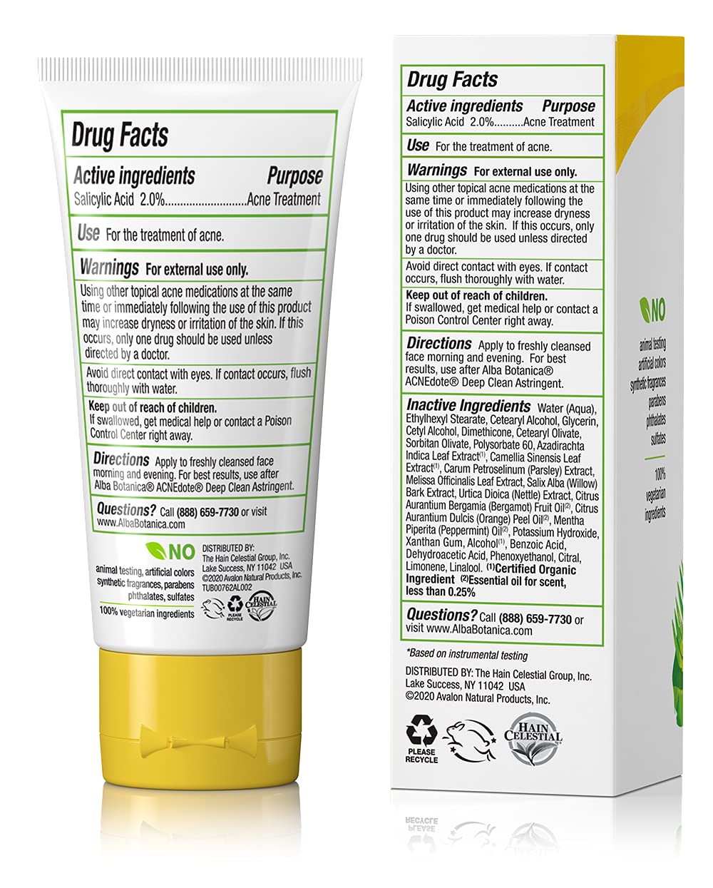Alba Botanica Acnedote Maximum Strength Oil Control Lotion, 2 Oz - Image 2