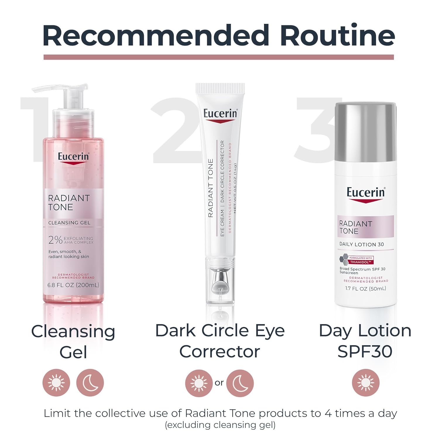 Eucerin Radiant Tone Eye Cream Dark Circle Corrector, Eye Brightening Cream with Thiamidol and Hyaluronic Acid, Helps Reduce the Look of Eye Puffiness, 0.5 Oz Tube - Image 8
