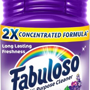 Fabuloso Multi-Purpose Cleaner & Floor Cleaner, 2X Concentrated, Lavender Scent, 56 fluid ounces