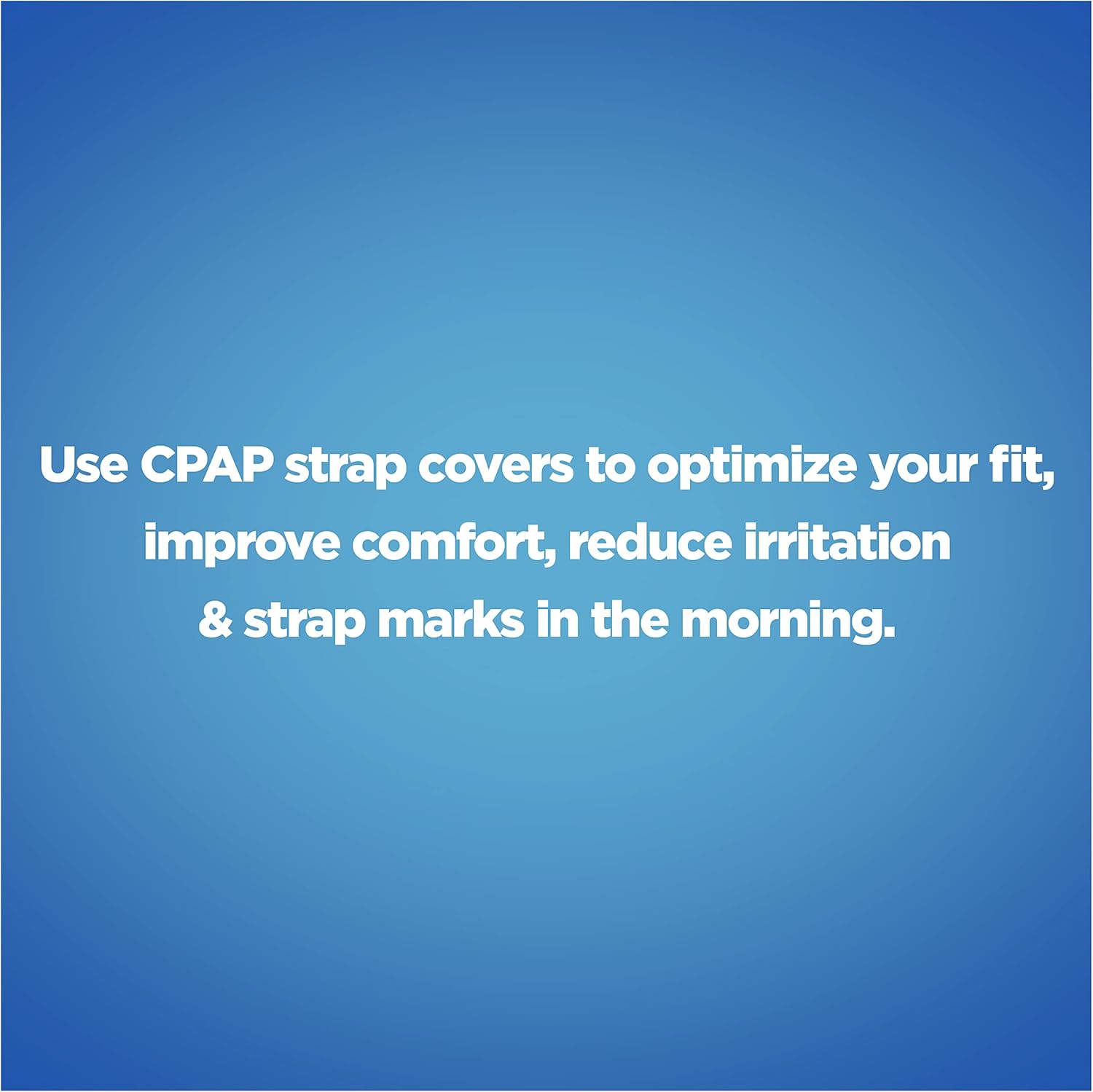resplabs CPAP Strap Covers | Compatible with Most Full Face and Nasal CPAP Mask Headgear | Universal | 4 Pack - Image 2
