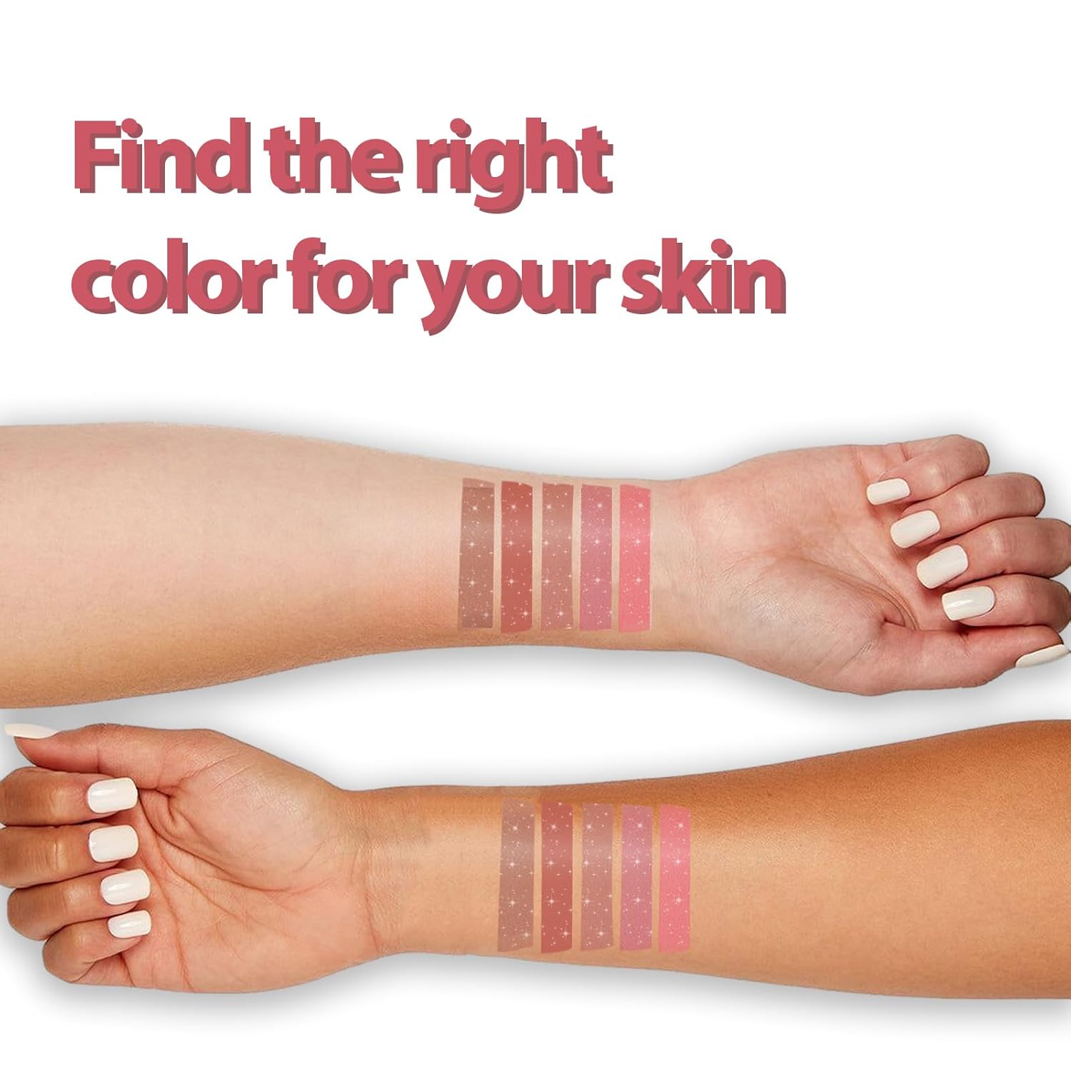 Yopela 5 Pack Tinted Lip Balm Set with Glitter Moisturizing Chapstick for Valentine's Gift - Image 3
