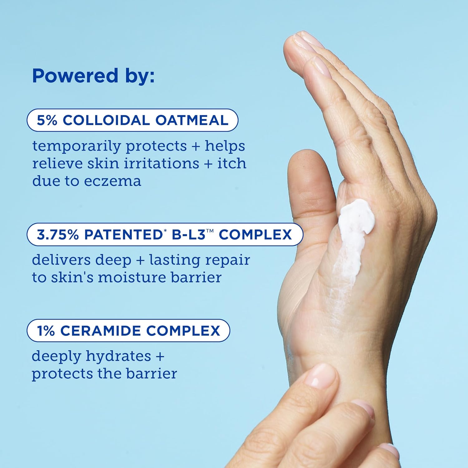 Skinfix Eczema+ Hand Relief Cream: Hydrating Hand Repair Cream to Address Eczema & Dry, Cracked, Sensitive Skin, 3 Fl Oz - Image 6