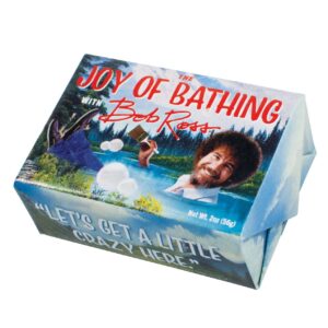 The Unemployed Philosophers Guild Bob Ross Soap - Made in The USA, 2oz (56g) Travel Sized Guest Bar Soap