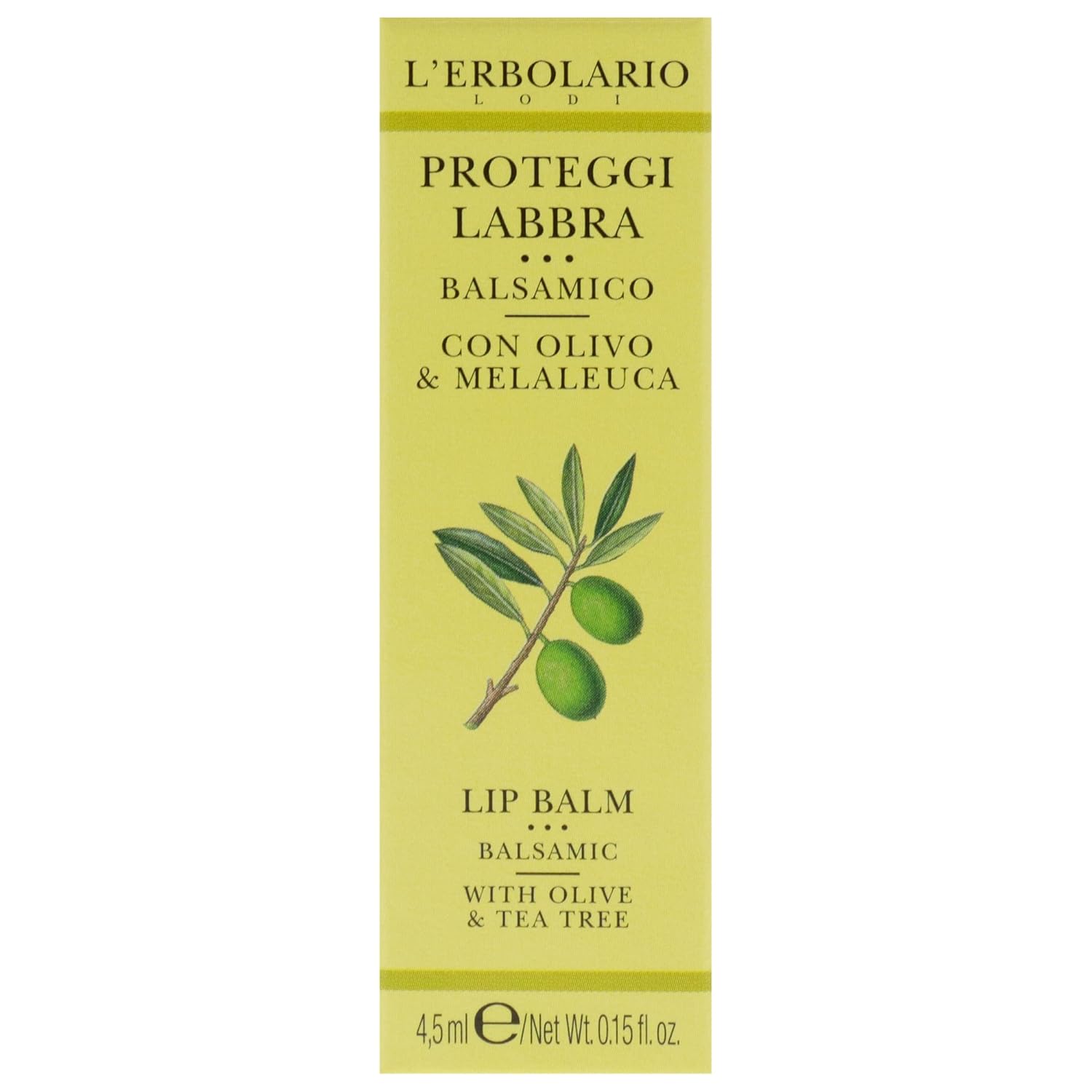 L'Erbolario Olive and Tea Tree Lip Balm – Soothing Lip Treatment with Balsamic Tea Tree Oil and Soothing Olive Oil – Softens and Refreshes - 0.15 oz - Image 5