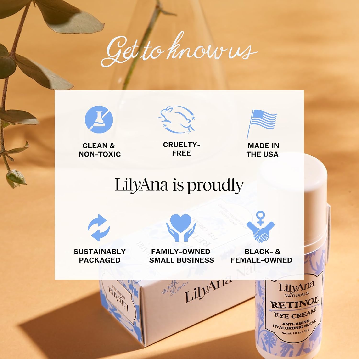 LilyAna Naturals 1 Oz Retinol Eye Cream for Dark Circles and Puffiness - Image 7
