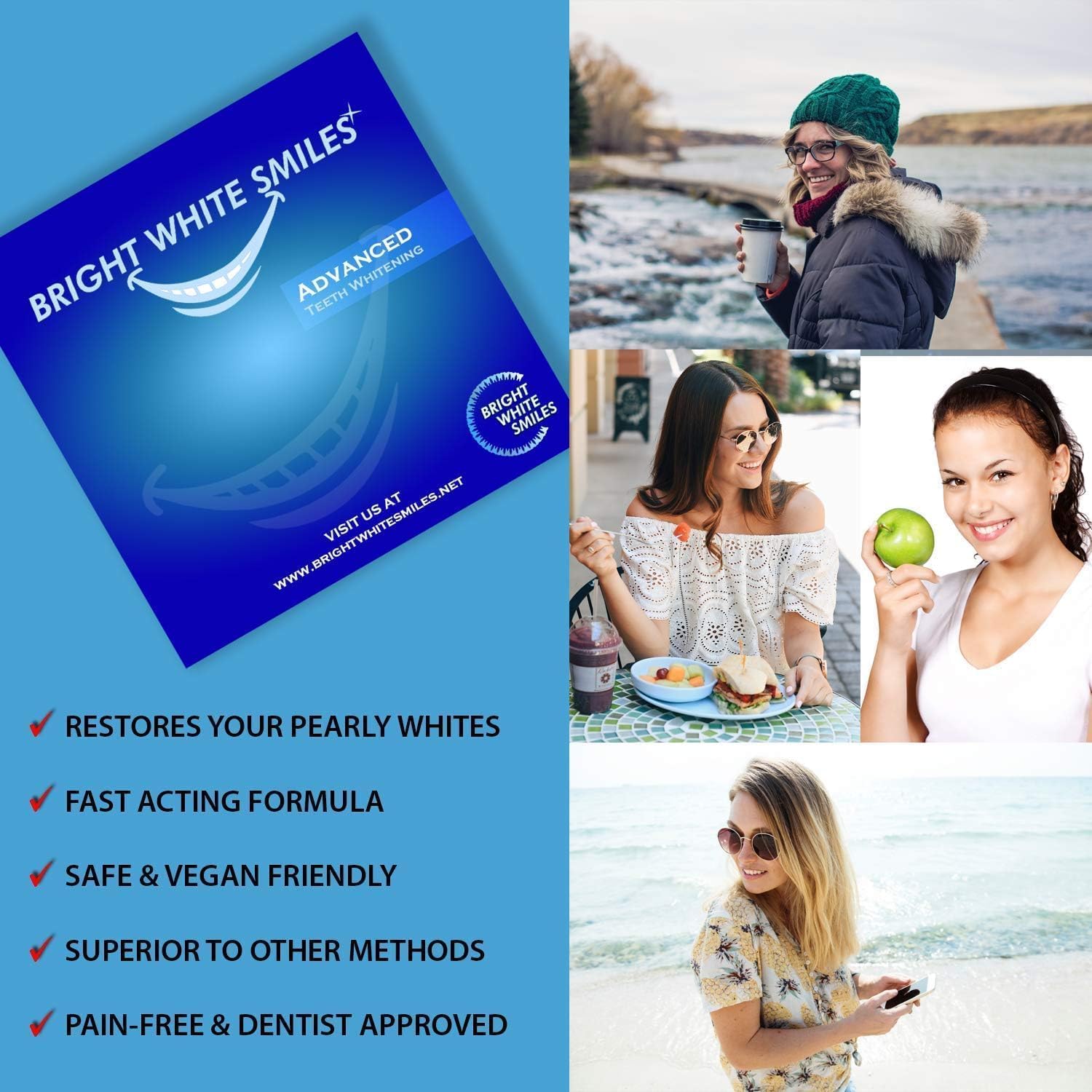Bright White Smiles 44% Teeth Whitening Gel Refill Pack 5 x 3ml Syringes - Image 4