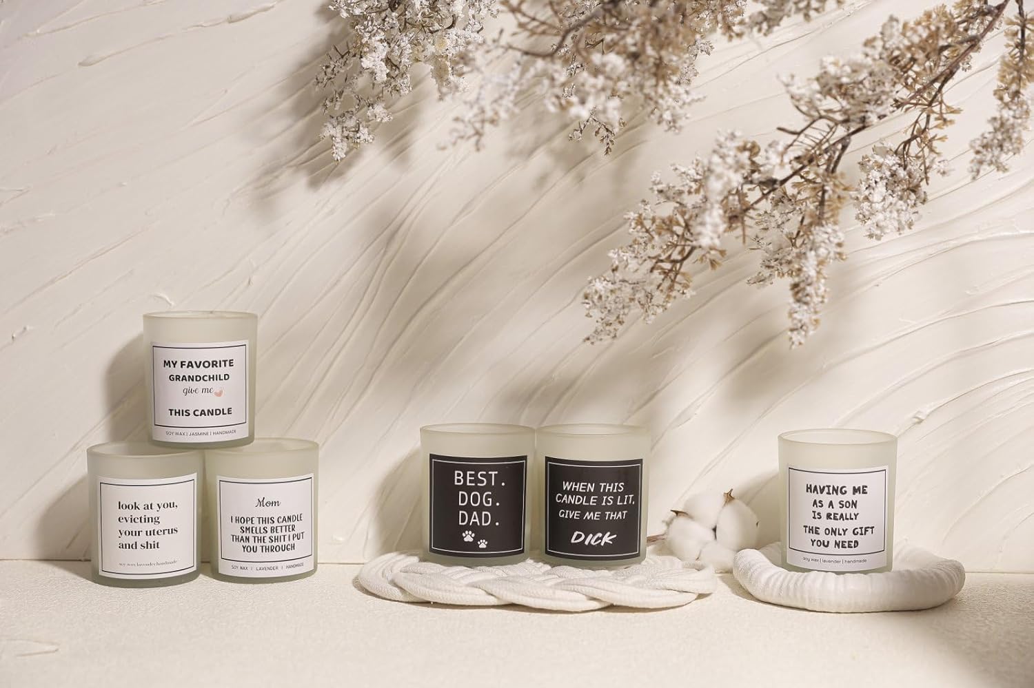 Sandalwood Scented Candle 8oz for Men, Anniversary or Birthday Gift for Husband Boyfriend - Image 4