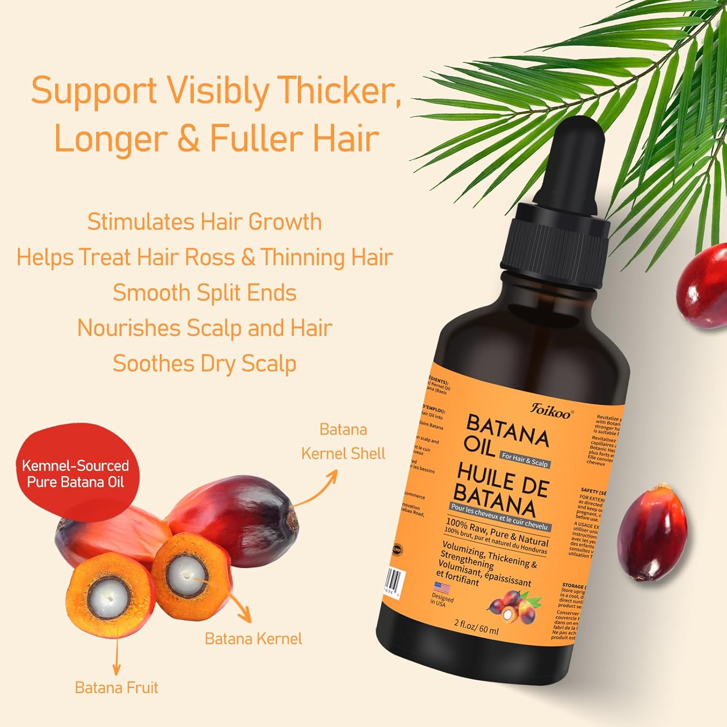 Dr Sebi Organic Batana Oil 2 Fl Oz for Natural Hair Growth - Image 6