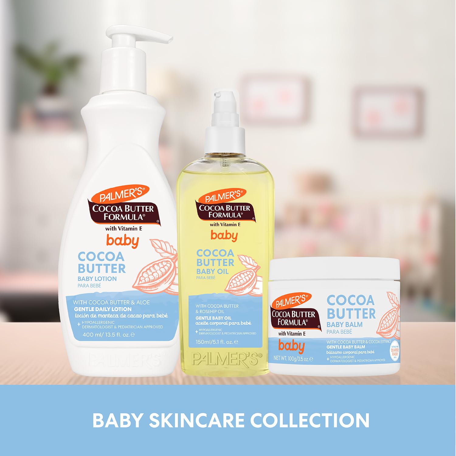 Palmer's Cocoa Butter Gentle Baby Oil 5.1 fl oz Moisturizing Massage Oil with Vitamin E Argan - Image 7